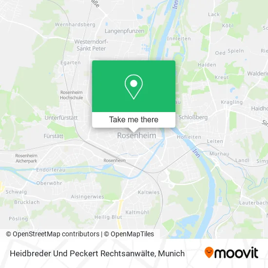 Карта Heidbreder Und Peckert Rechtsanwälte