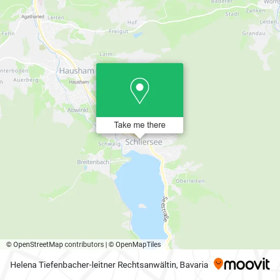 Карта Helena Tiefenbacher-leitner Rechtsanwältin
