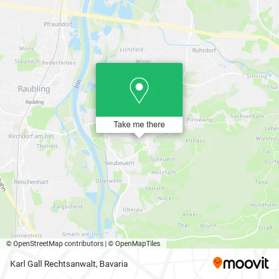 Карта Karl Gall Rechtsanwalt