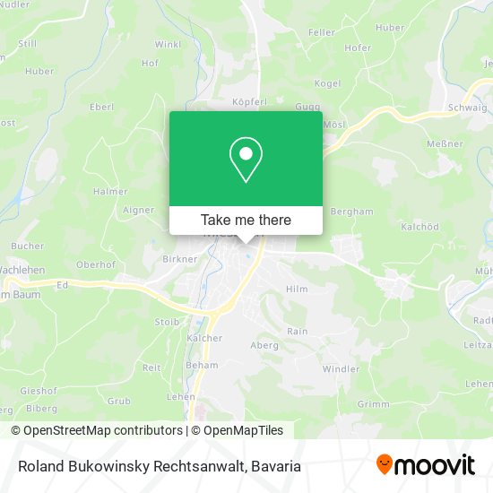 Карта Roland Bukowinsky Rechtsanwalt