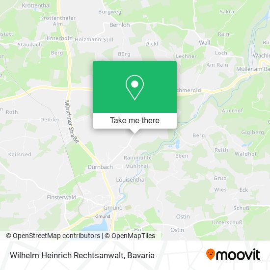 Wilhelm Heinrich Rechtsanwalt map