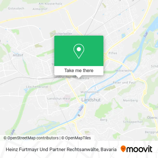 Карта Heinz Furtmayr Und Partner Rechtsanwälte