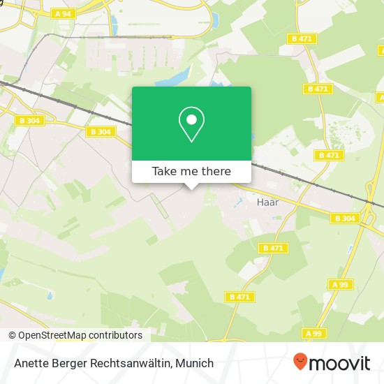 Anette Berger Rechtsanwältin map