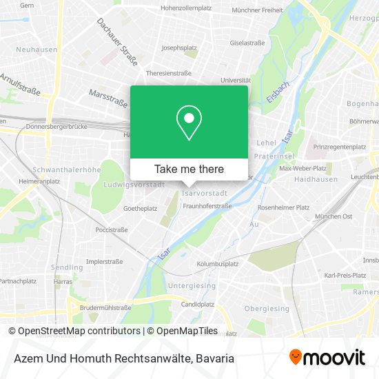 Azem Und Homuth Rechtsanwälte map