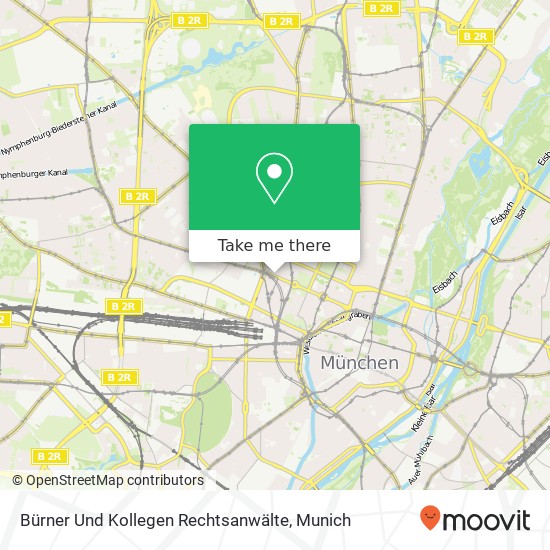 Bürner Und Kollegen Rechtsanwälte map