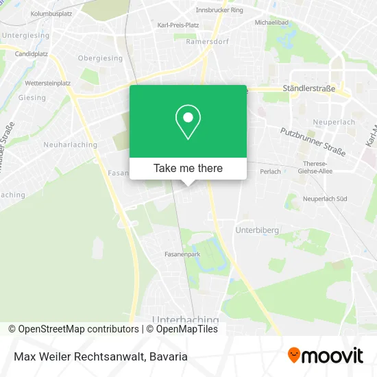 Карта Max Weiler Rechtsanwalt
