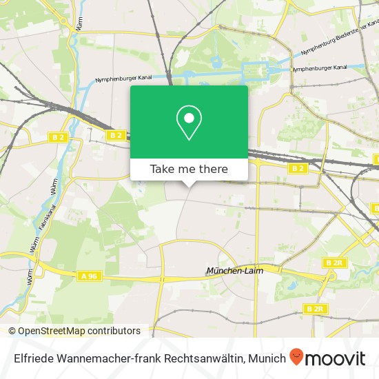 Elfriede Wannemacher-frank Rechtsanwältin map