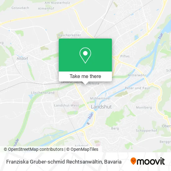 Карта Franziska Gruber-schmid Rechtsanwältin