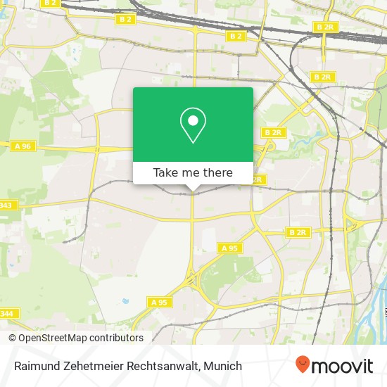 Raimund Zehetmeier Rechtsanwalt map