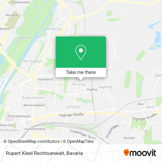 Карта Rupert Kiesl Rechtsanwalt