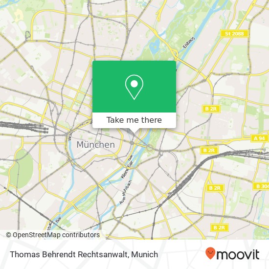 Thomas Behrendt Rechtsanwalt map