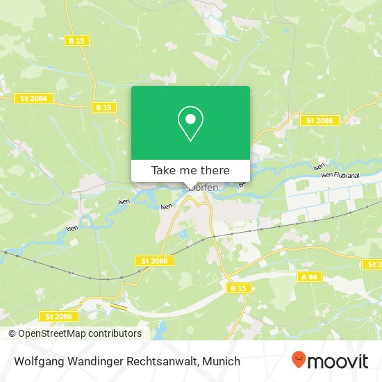 Wolfgang Wandinger Rechtsanwalt map