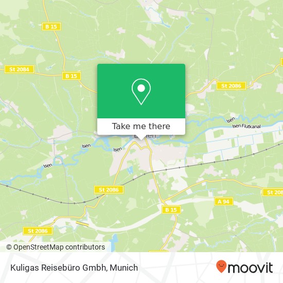 Kuligas Reisebüro Gmbh map