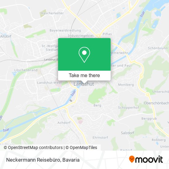 Neckermann Reisebüro map