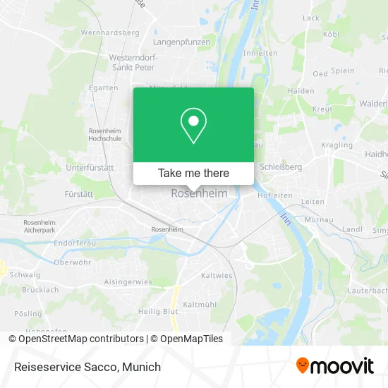 Карта Reiseservice Sacco