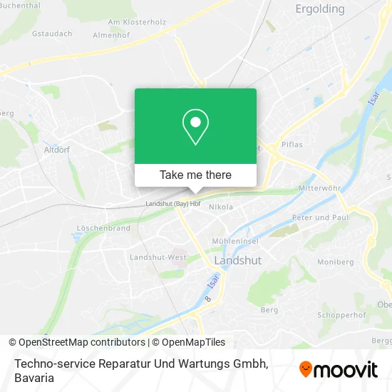 Карта Techno-service Reparatur Und Wartungs Gmbh