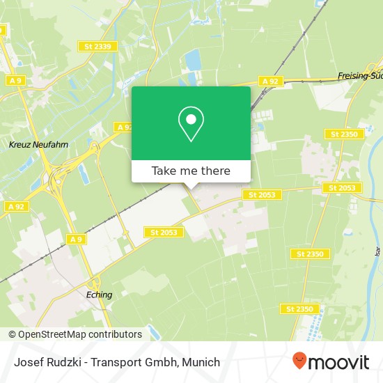 Josef Rudzki - Transport Gmbh map
