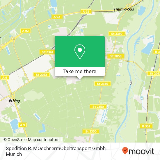 Spedition R. MÖschnermÖbeltransport Gmbh map