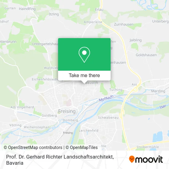 Prof. Dr. Gerhard Richter Landschaftsarchitekt map