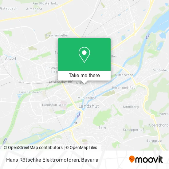 Карта Hans Rötschke Elektromotoren