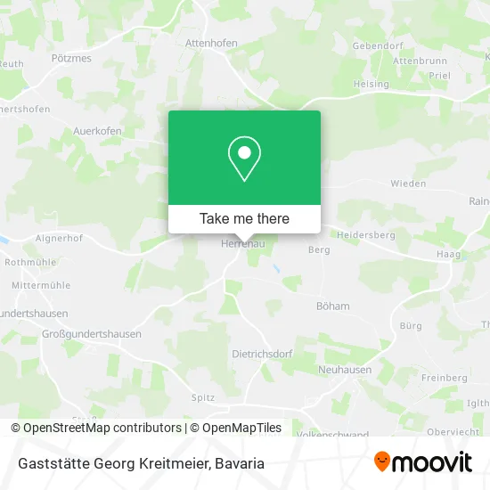 Карта Gaststätte Georg Kreitmeier