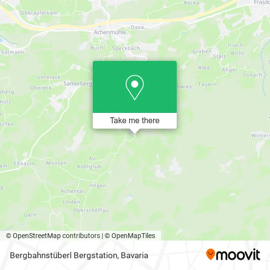 Карта Bergbahnstüberl Bergstation
