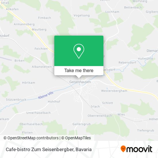 Cafe-bistro Zum Seisenbergber map