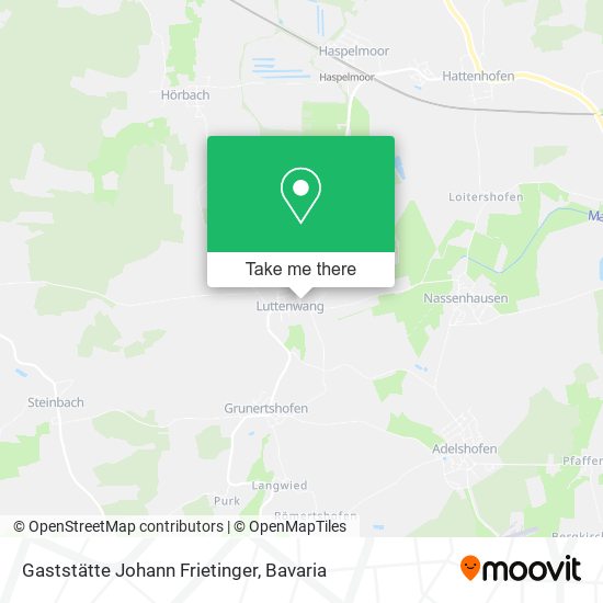 Gaststätte Johann Frietinger map