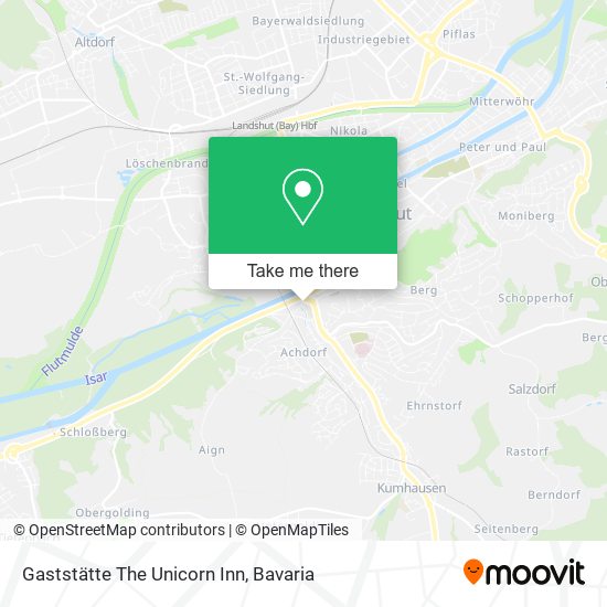 Gaststätte The Unicorn Inn map