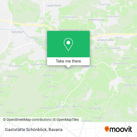 Gaststätte Schönblick map