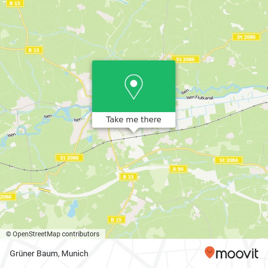 Grüner Baum map