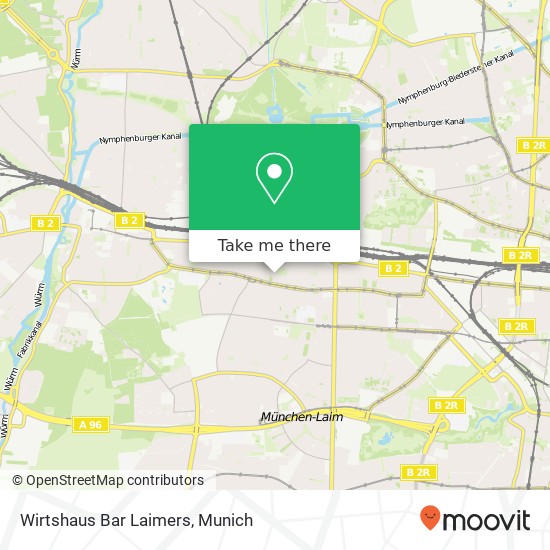 Wirtshaus Bar Laimers map