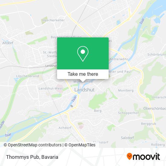 Thommys Pub map