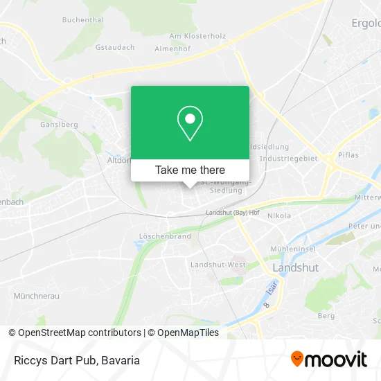 Карта Riccys Dart Pub