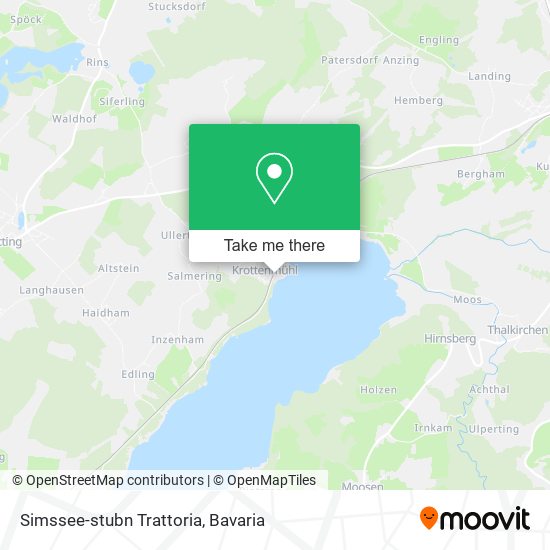 Simssee-stubn Trattoria map