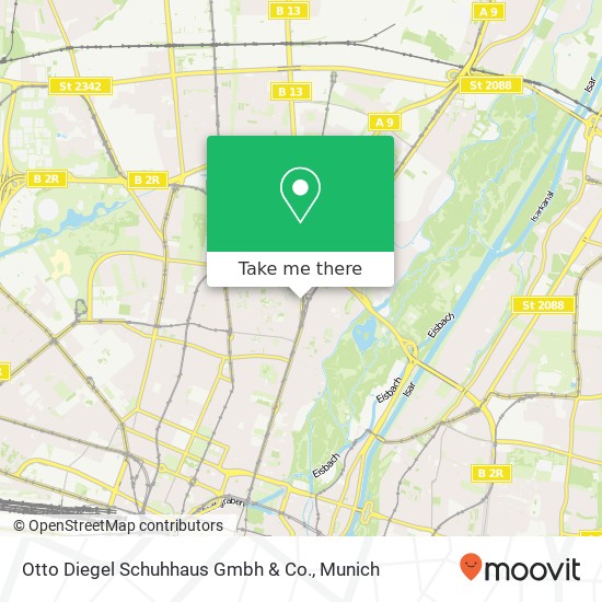 Карта Otto Diegel Schuhhaus Gmbh & Co.