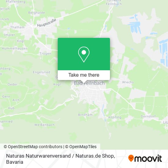 Naturas Naturwarenversand / Naturas.de Shop map