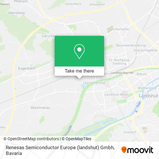 Renesas Semiconductor Europe (landshut) Gmbh map