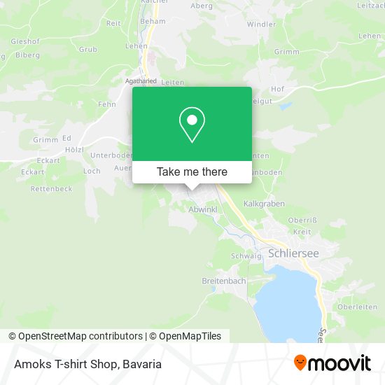 Amoks T-shirt Shop map