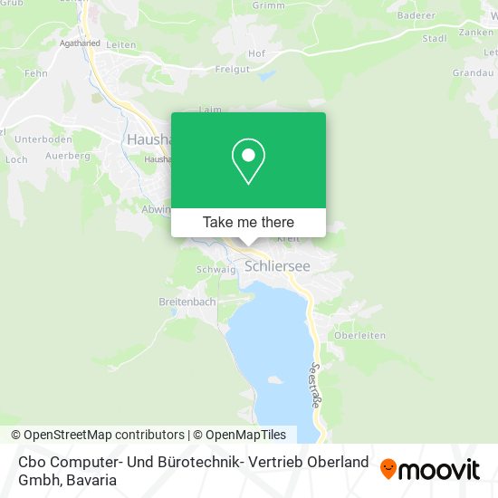 Cbo Computer- Und Bürotechnik- Vertrieb Oberland Gmbh map