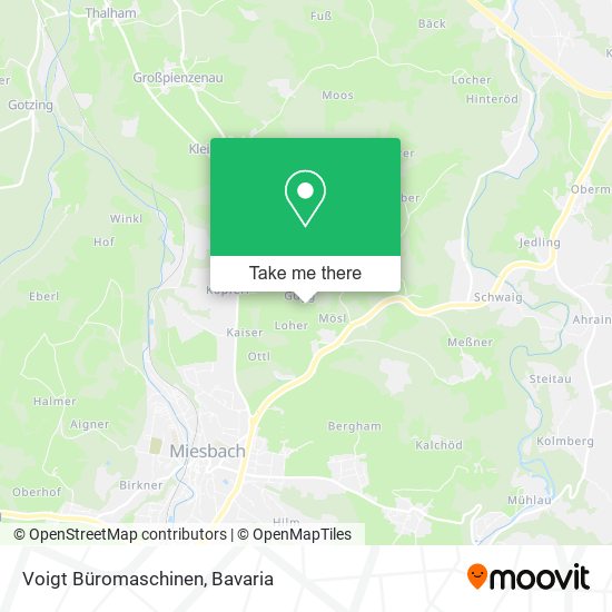 Voigt Büromaschinen map