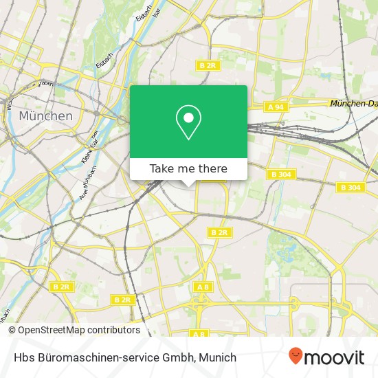 Карта Hbs Büromaschinen-service Gmbh