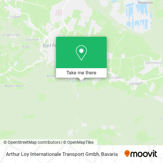 Карта Arthur Loy Internationale Transport Gmbh