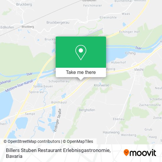 Billers Stuben Restaurant Erlebnisgastronomie map