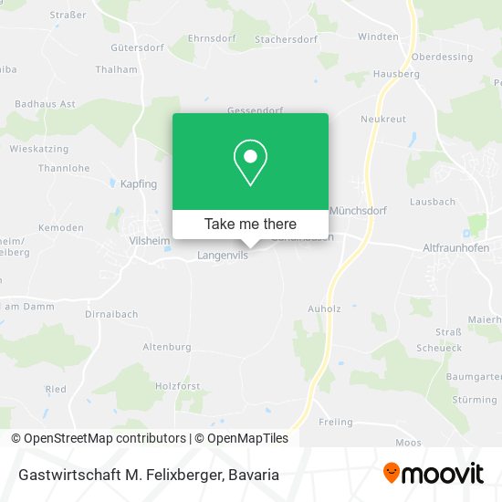 Gastwirtschaft M. Felixberger map