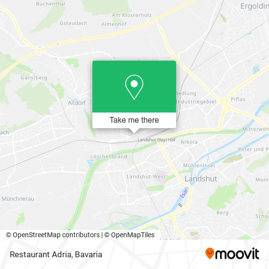 Карта Restaurant Adria