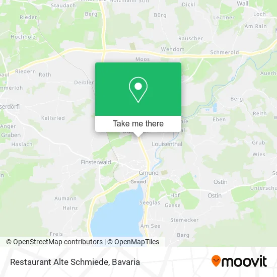 Карта Restaurant Alte Schmiede