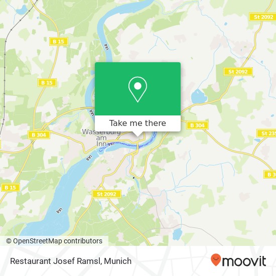 Restaurant Josef Ramsl map