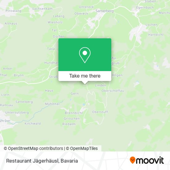 Restaurant Jägerhäusl map