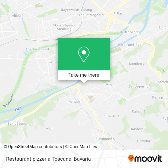 Карта Restaurant-pizzeria Toscana